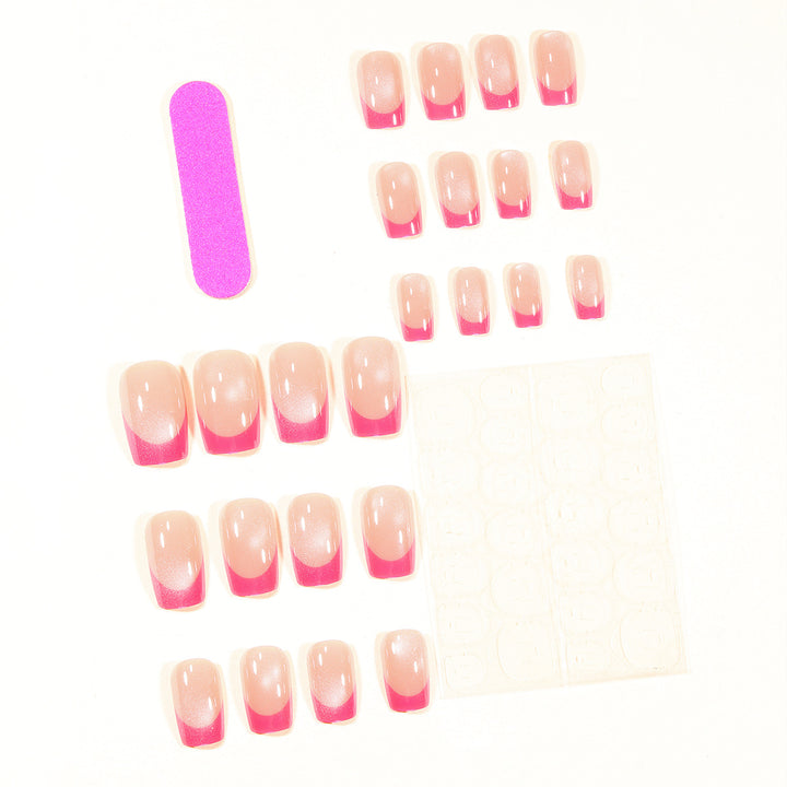 Stylish Acrylic French Tip Nail Art Bowlift