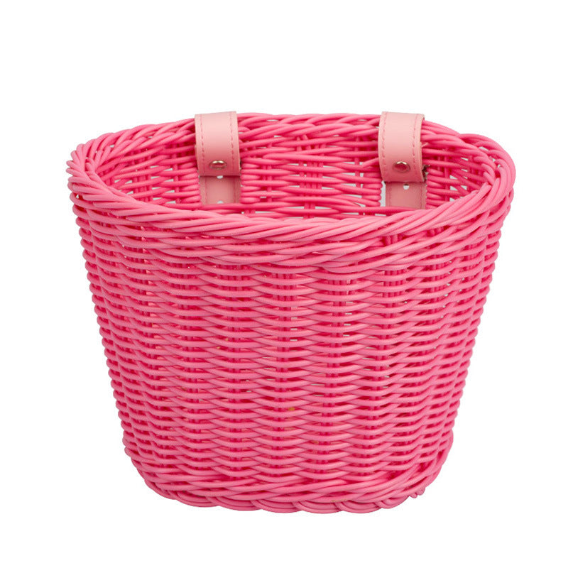 Durable Woven Bicycle Storage Basket Bowlift