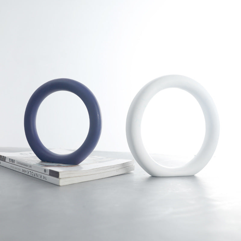 Modern Minimalist Decorative Ring Sculpture