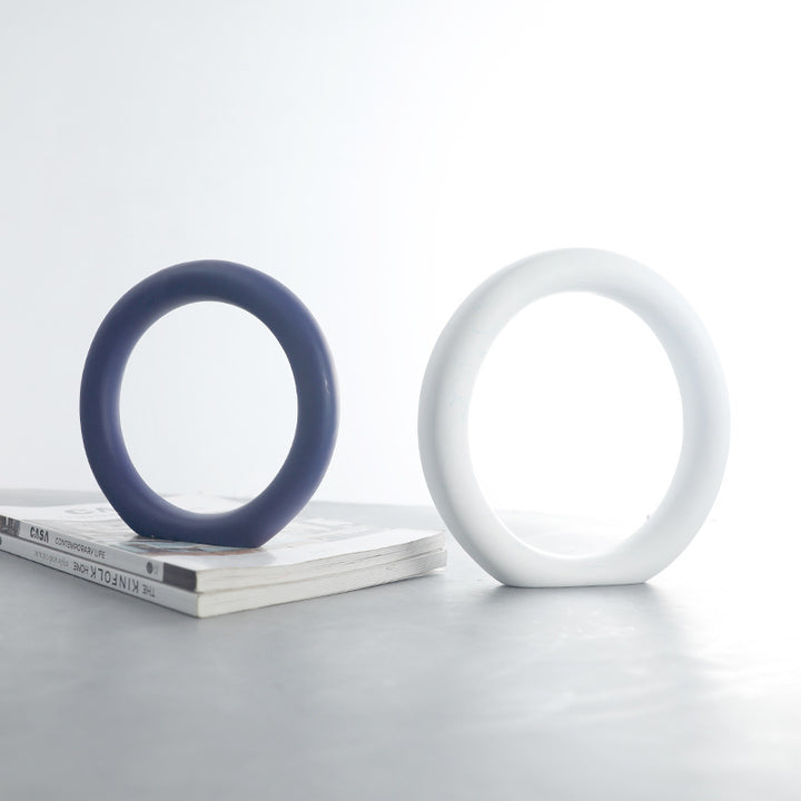 Modern Minimalist Decorative Ring Sculpture