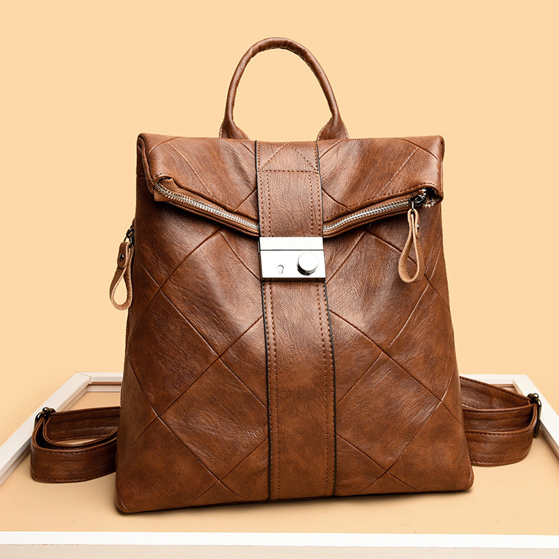Chic Textured Backpack Bowlift