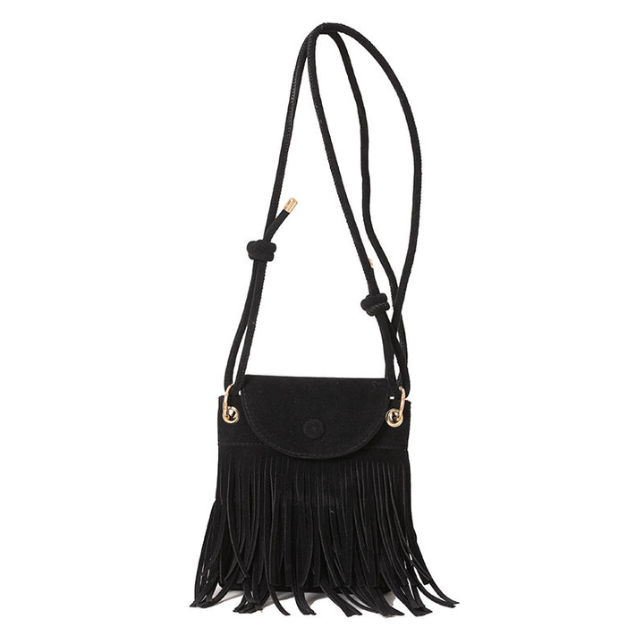 Bohemian Fringe Crossbody Bag Bowlift