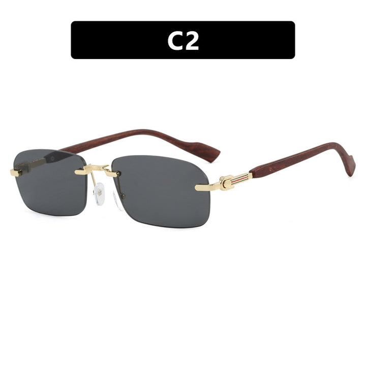 Women's sunglasses with elegant metal frame and stylish wood details Bowlift