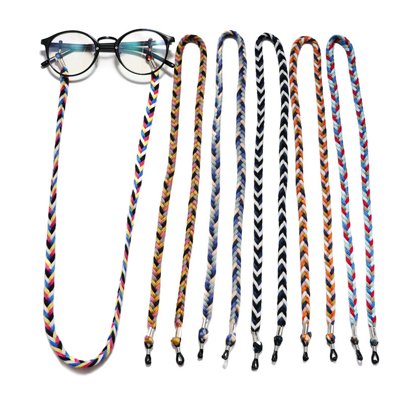 Colorful Braided Eyewear Chain Bowlift
