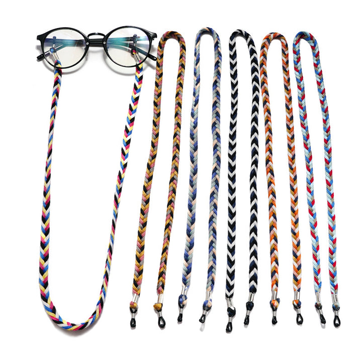 Colorful Braided Eyewear Chain Bowlift