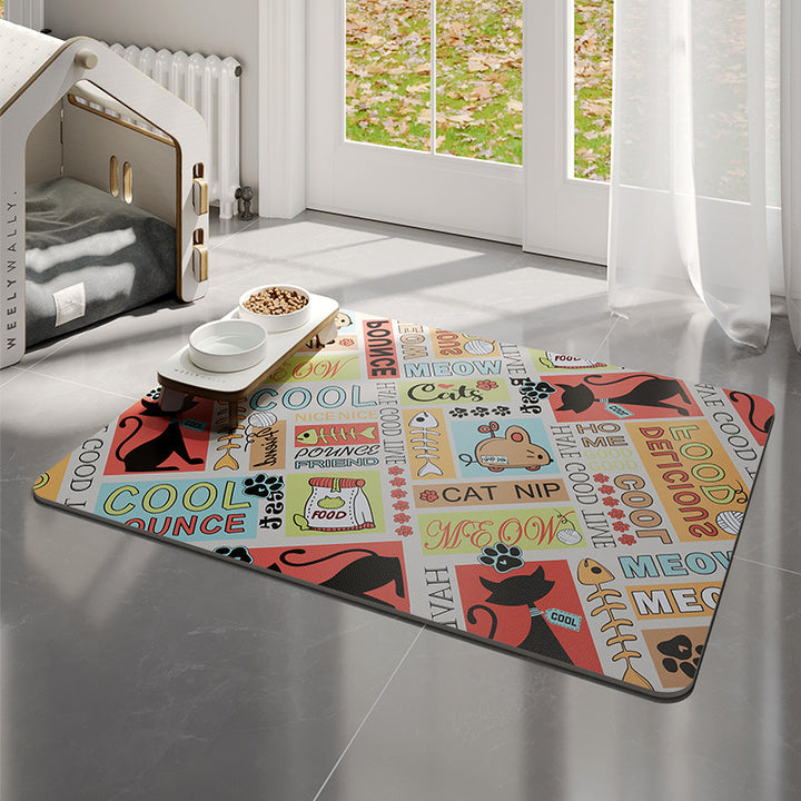 Playful Pet Lounge Mat Bowlift