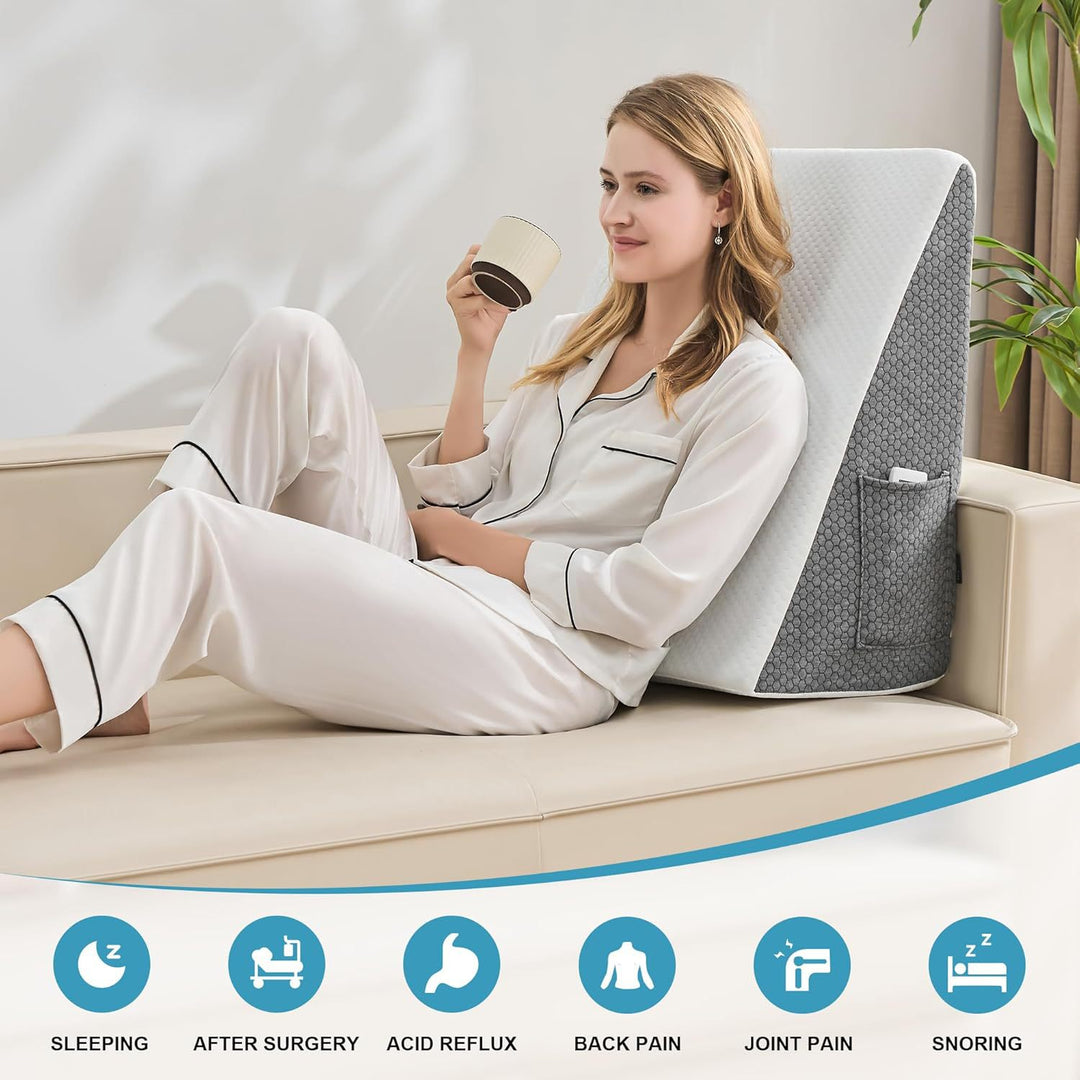 Adjustable Relaxation Backrest Support Wedge Pillow