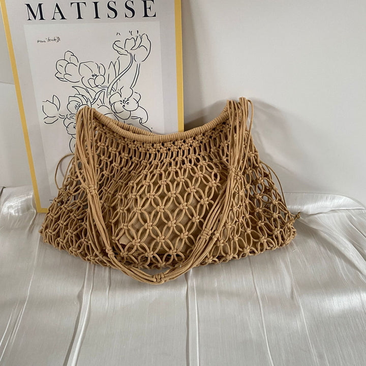 Hand-knotted shopping and leisure bag Bowlift