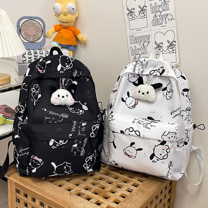 Cartoon Print Backpack Bowlift