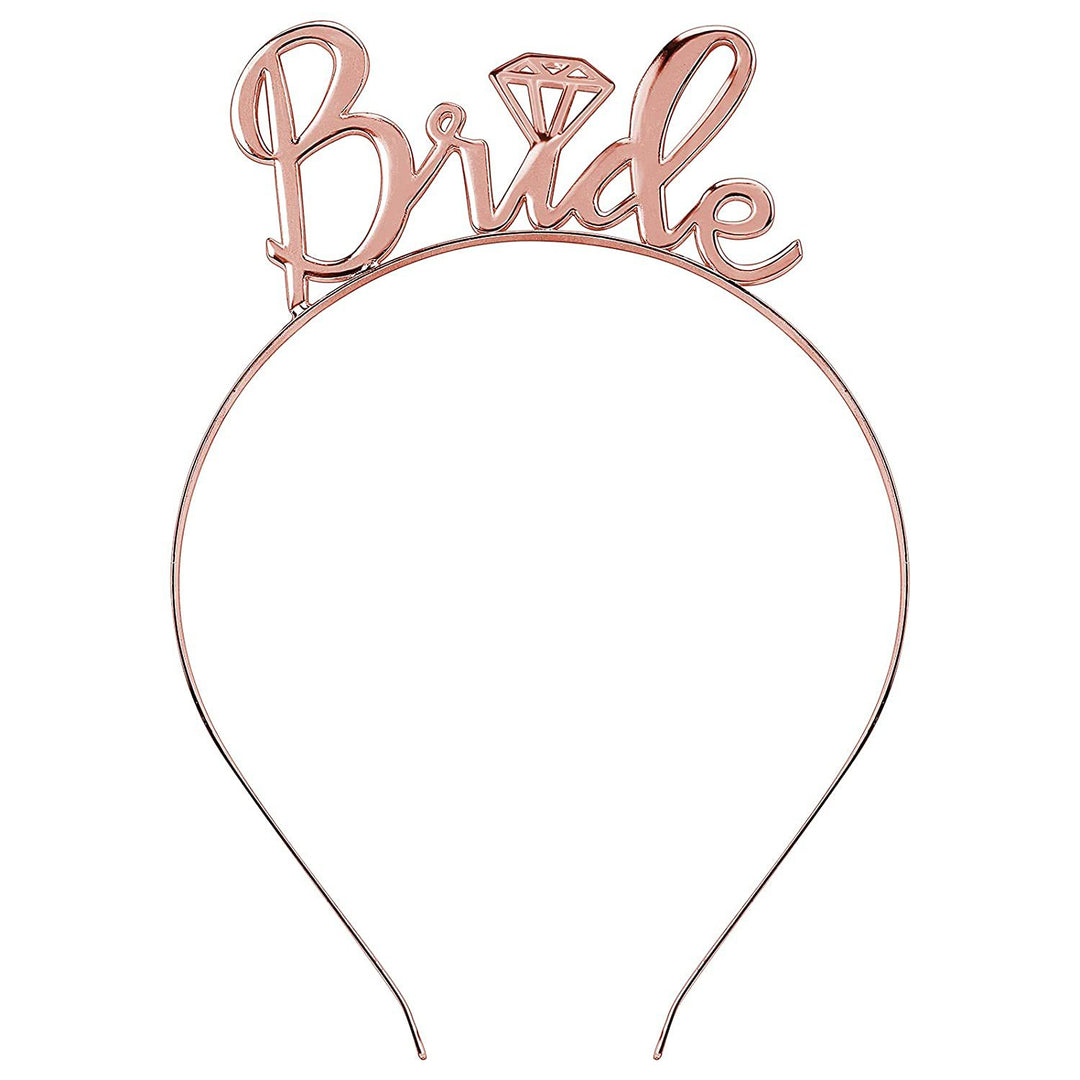 Ladies' Decorative Headband with "Bride" Inscription Bowlift