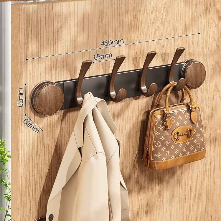 Stylish Wall-Mounted Coat and Bag Hook Rack Bowlift