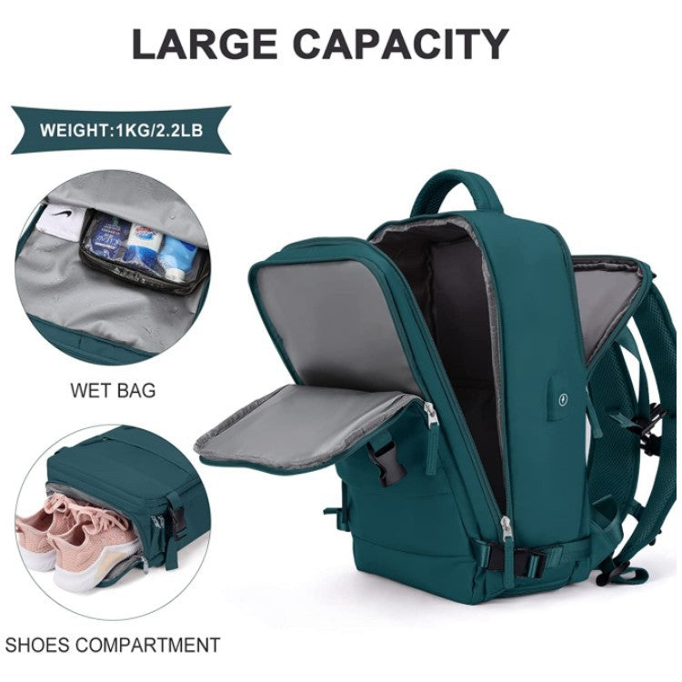 Practical travel bag with separate organizer Bowlift