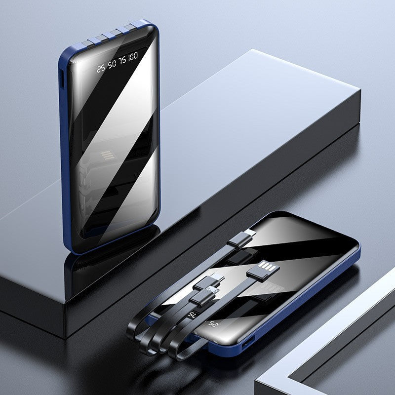 Portable power bank with integrated multifunction charging function and digital display Bowlift