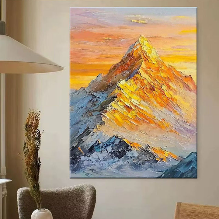 Decorative Mountain Landscape Canvas Wall Art