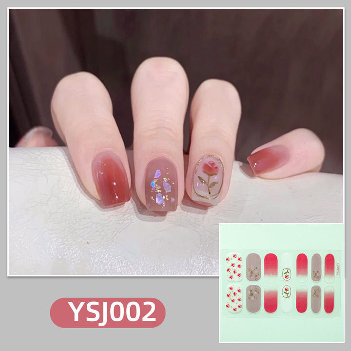 Artistic nail decoration with glitter details Bowlift