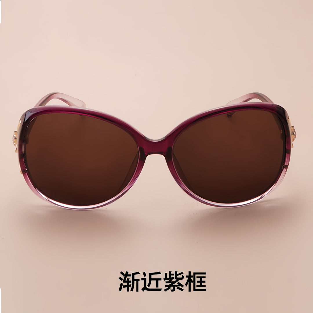 Ladies Luxurious Oversize Sunglasses with Stylish Decor Bowlift