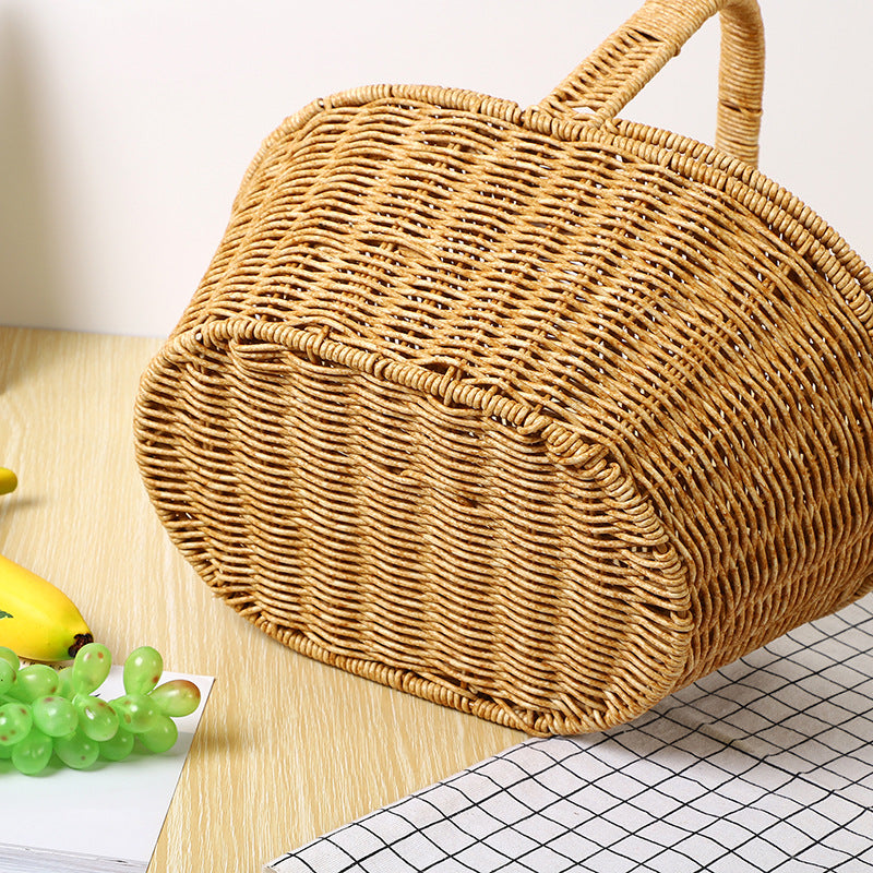 Woven Picnic Basket Bowlift
