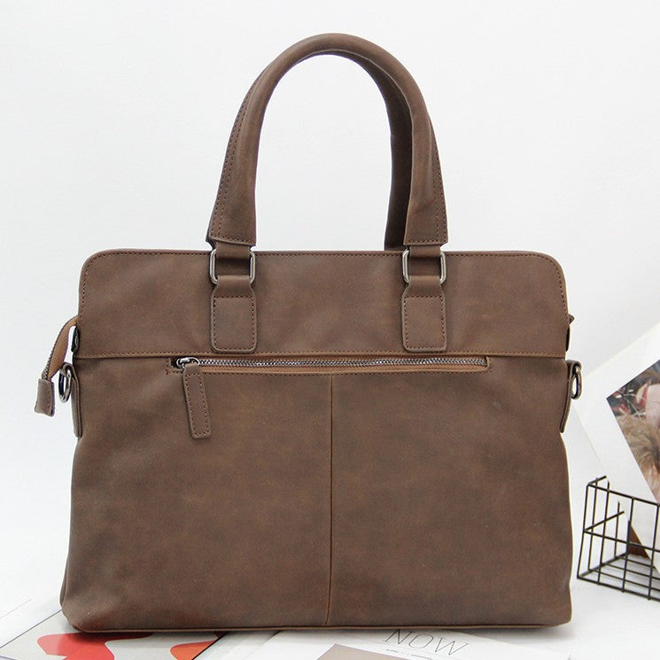Elegant Briefcase with Removable Shoulder Strap Bowlift