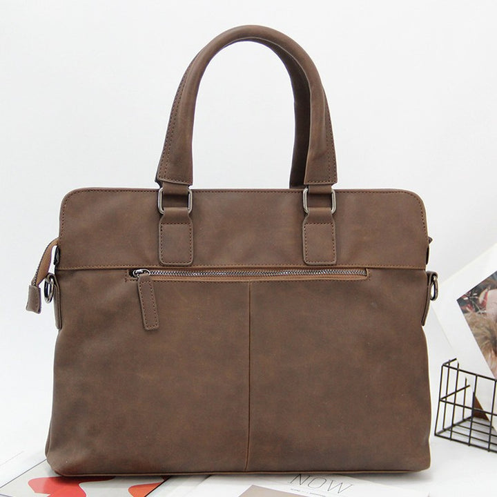 Elegant Briefcase with Removable Shoulder Strap Bowlift