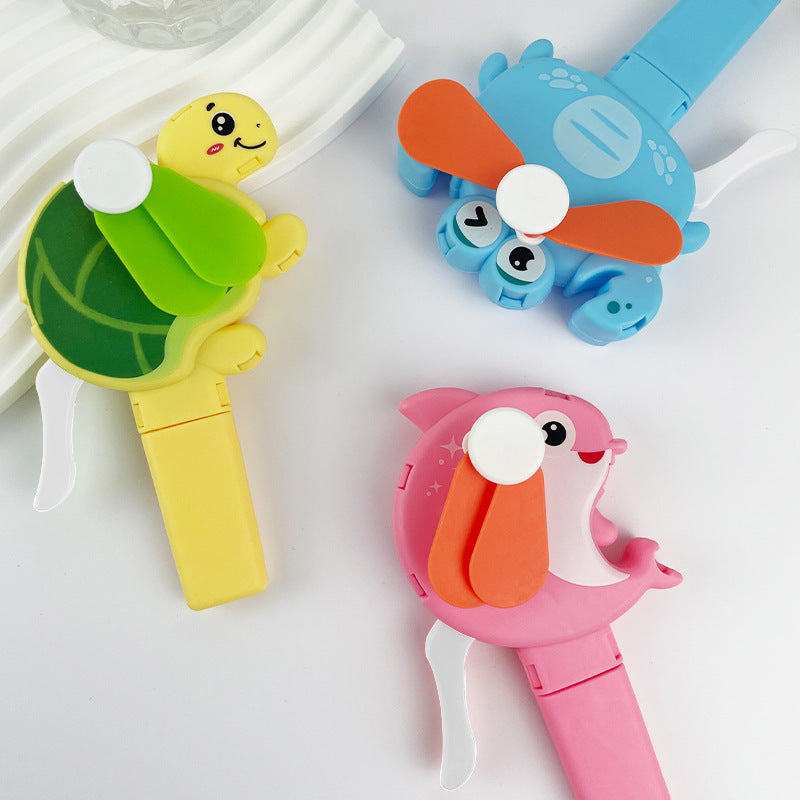 Women's Handheld Fan in Animal Design Bowlift