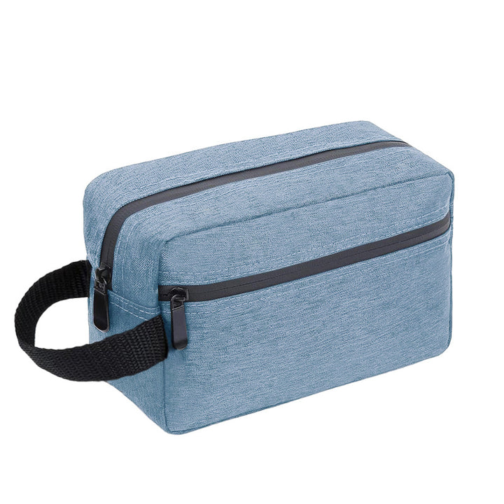 Practical cosmetic bag with two zippers Bowlift