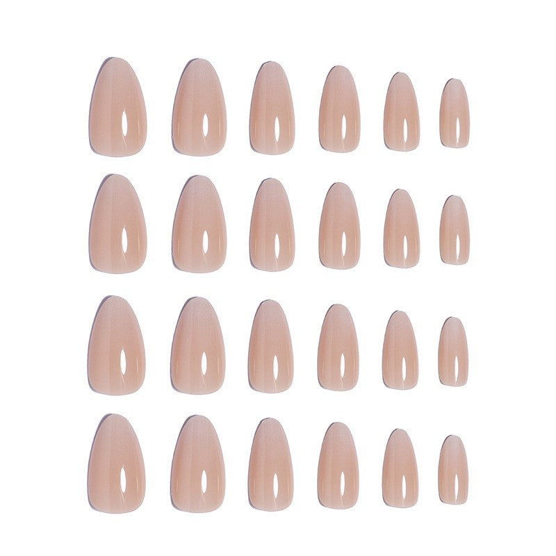 Natural Glossy Press-On Nail Tips Bowlift