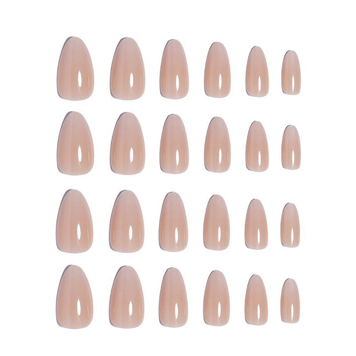 Natural Glossy Press-On Nail Tips Bowlift