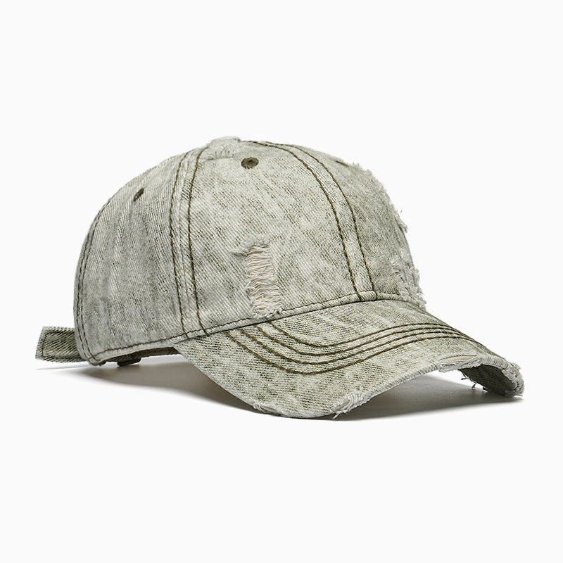 Women Casual Destroyed Baseball Cap Bowlift 1783610781