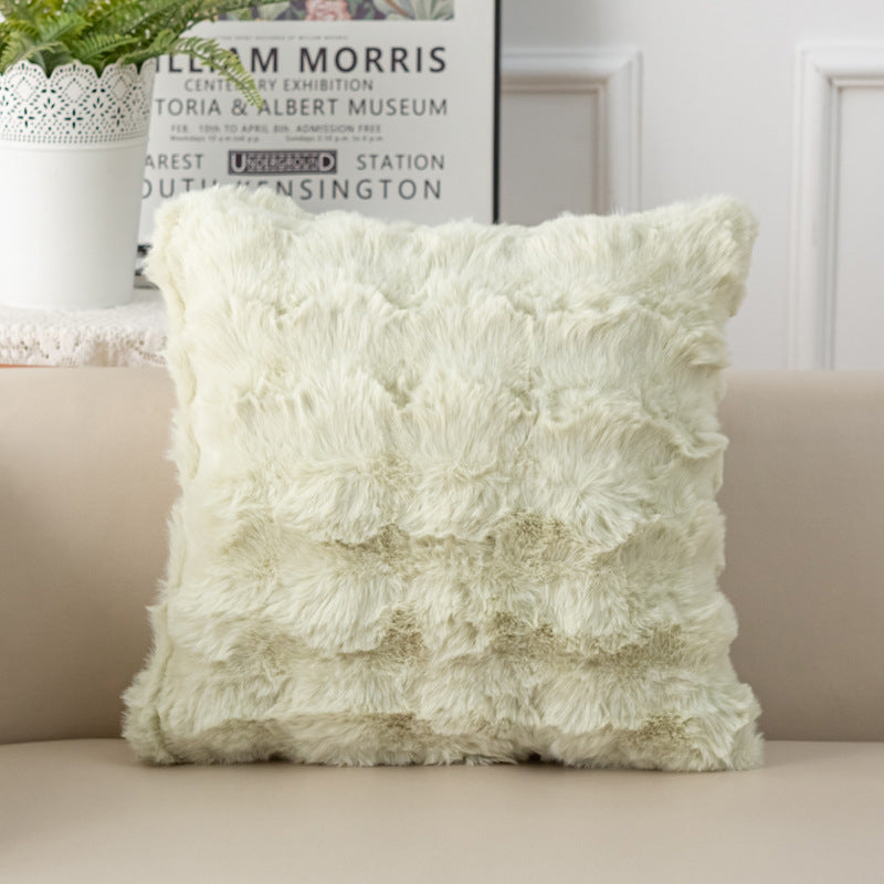 Luxurious Faux Fur Decorative Cushion