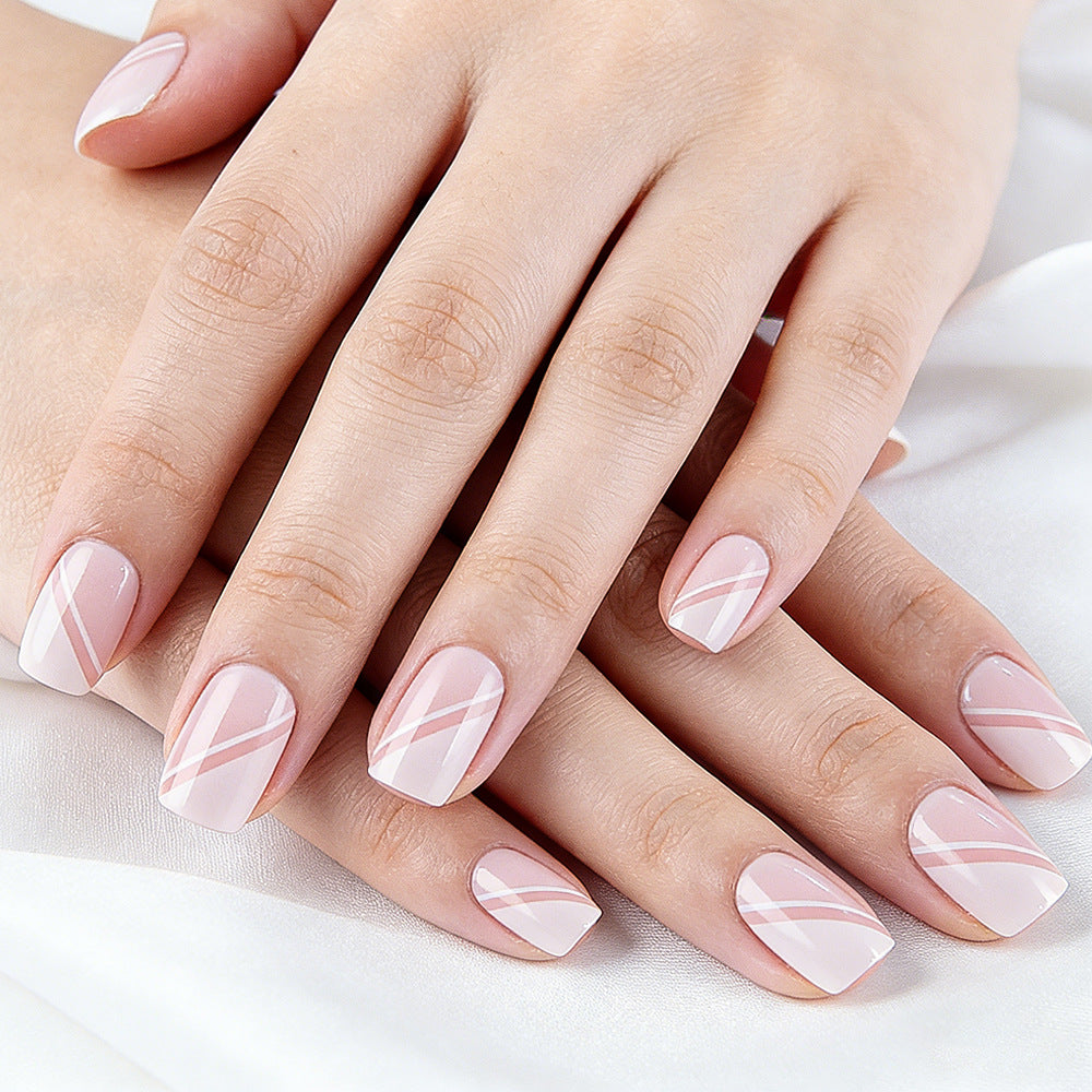 Elegantly Designed Geometric Nail Art Set Bowlift