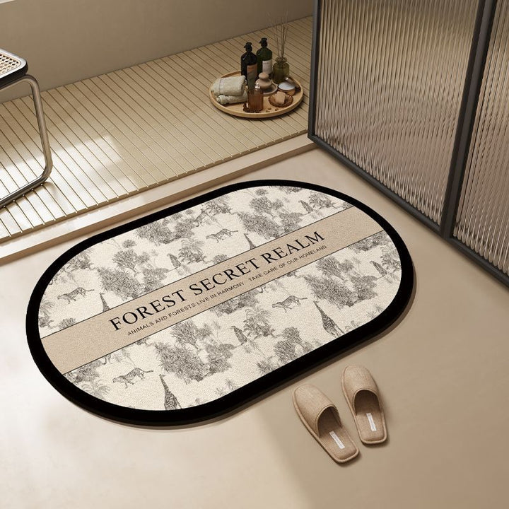 Nature-Inspired Decorative Area Mat