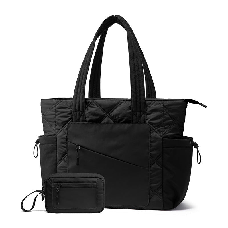 Elegant shopping bag with practical multiple compartments Bowlift