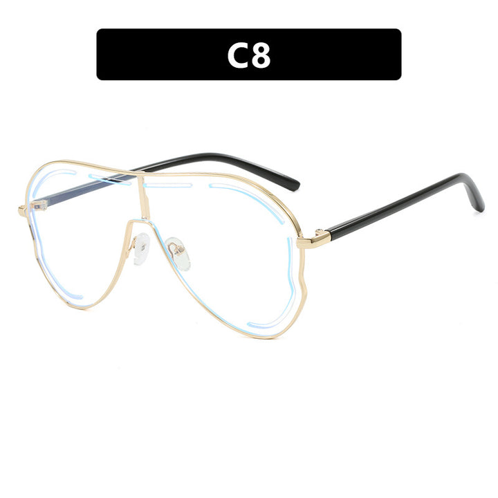 Ladies luxurious pilot sunglasses with modern frame Bowlift