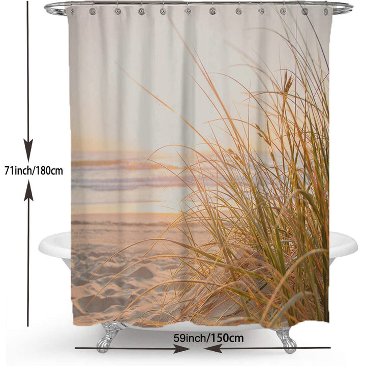 Floral Hydrangea Pattern Shower Curtain Bowlift