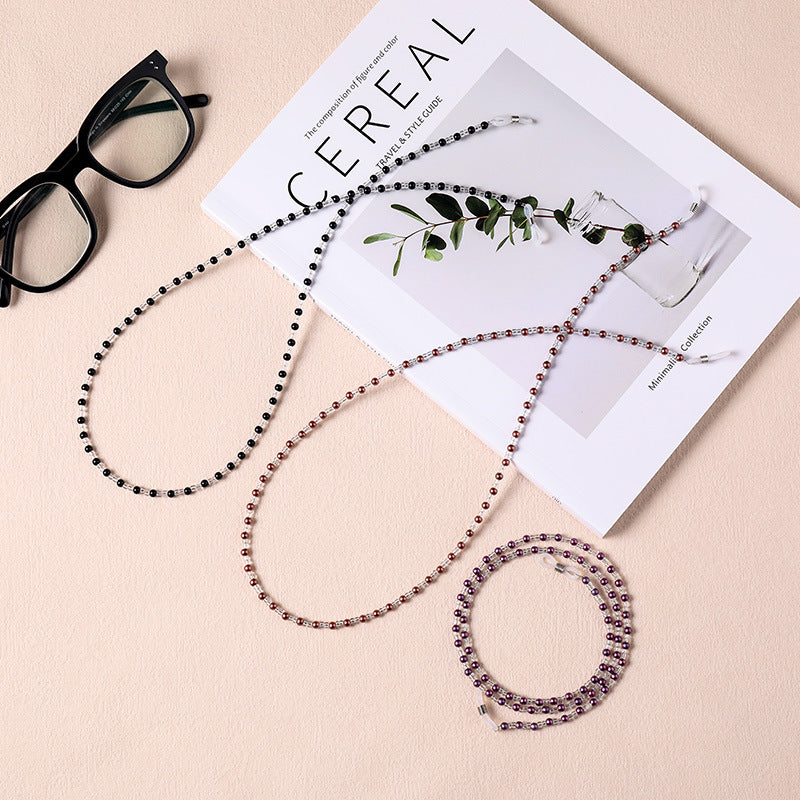 Stylish Beaded Eyewear Chain Bowlift