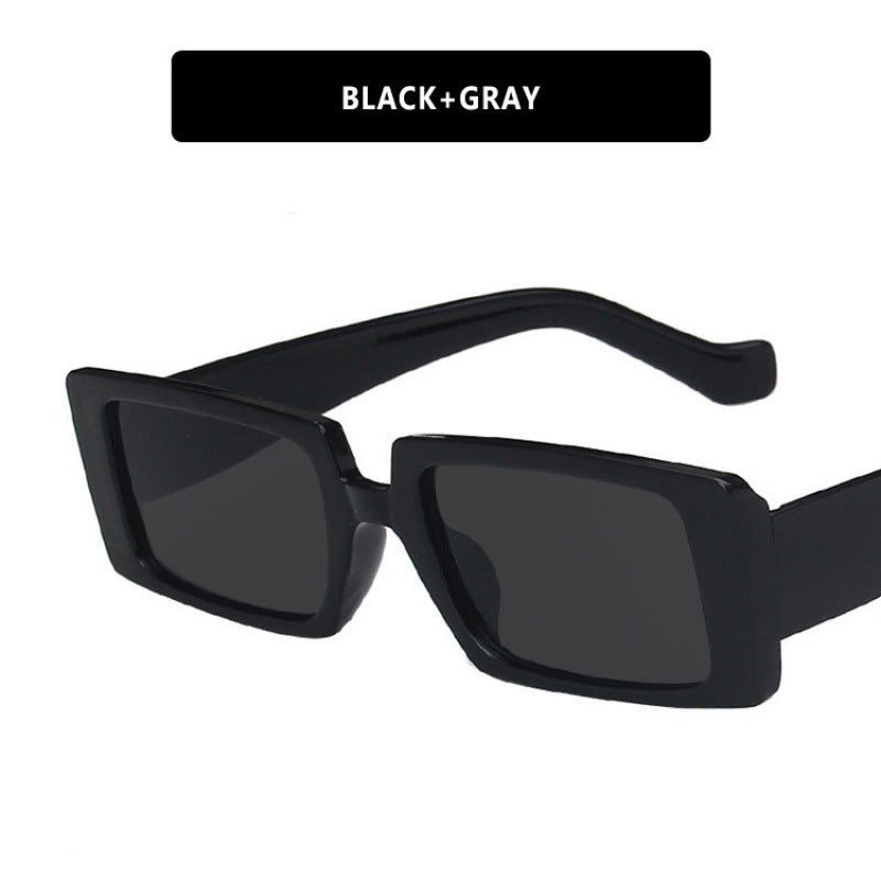 Ladies fashionable square sunglasses in elegant retro style Bowlift