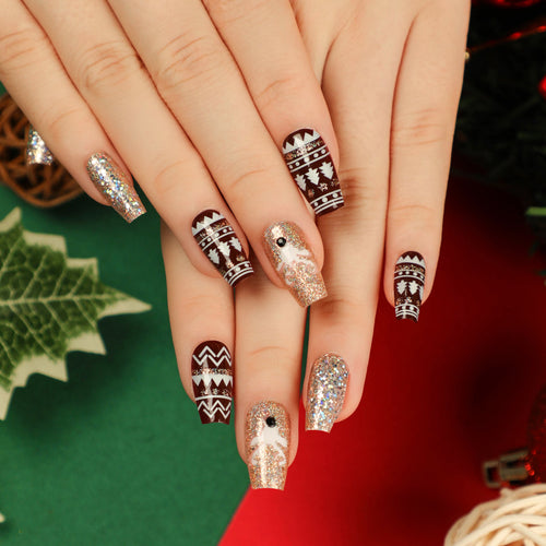 Christmas Nail Art Bowlift