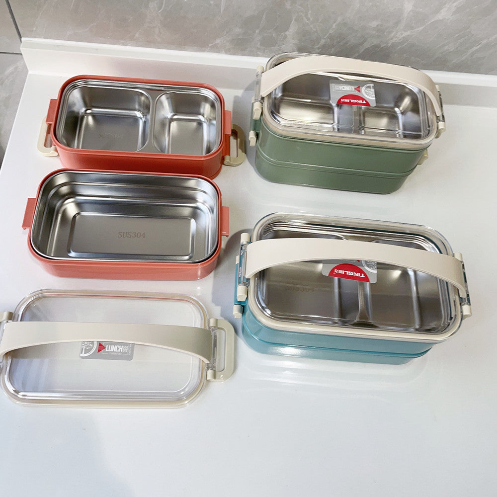 Premium Stainless Steel Multi-Compartment Food Storage