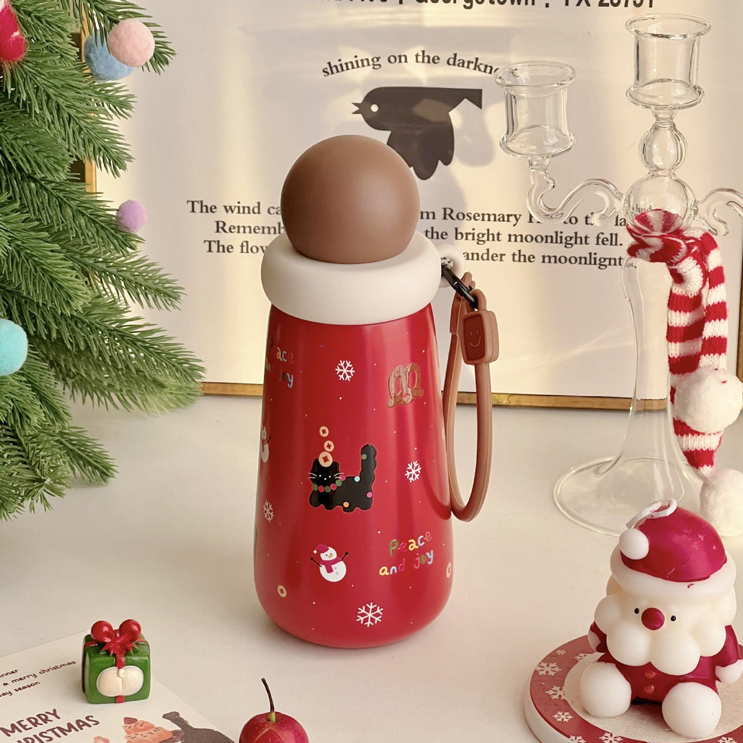 Women's Funny Water Bottle with Creative Lid Bowlift