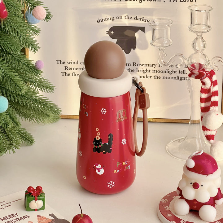 Women's Funny Water Bottle with Creative Lid Bowlift