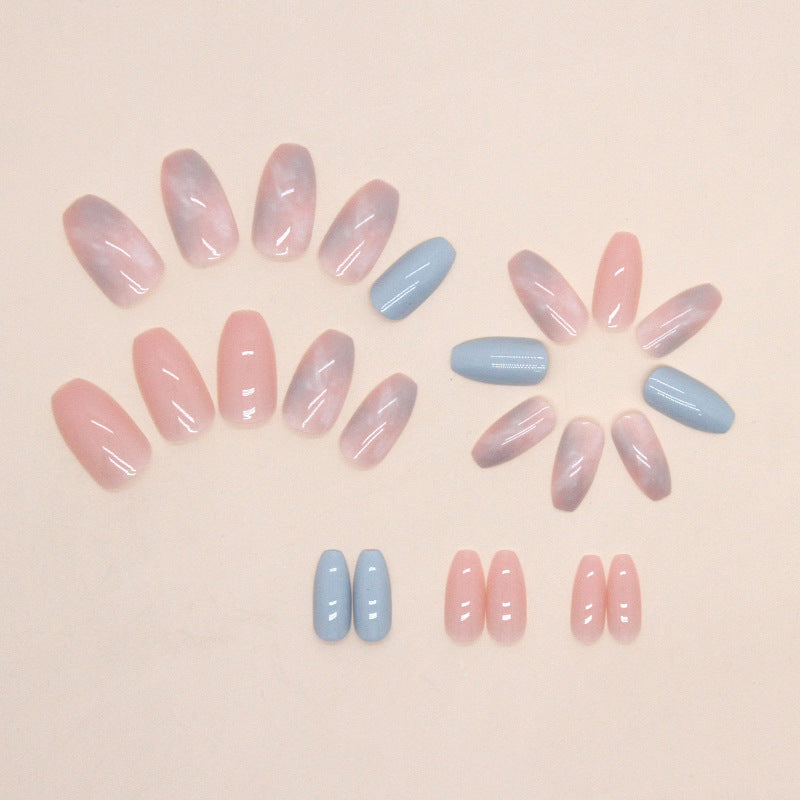 Ombre Glossy Press-On Nail Tips Bowlift