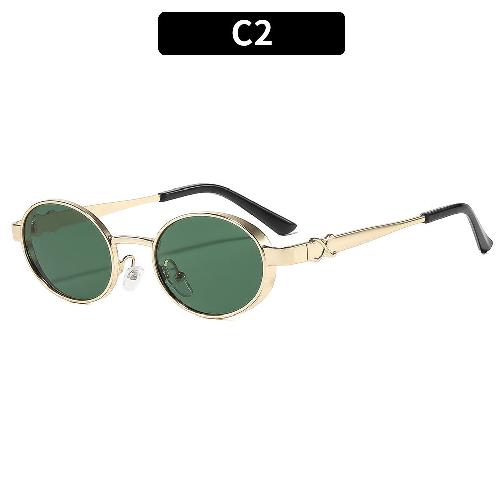 Luxe Oval Frame Sunglasses