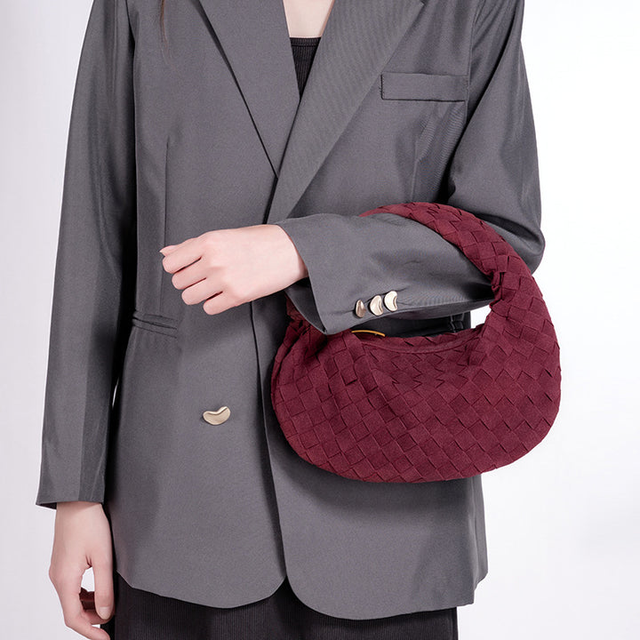 Designer Woven Handbag Bowlift