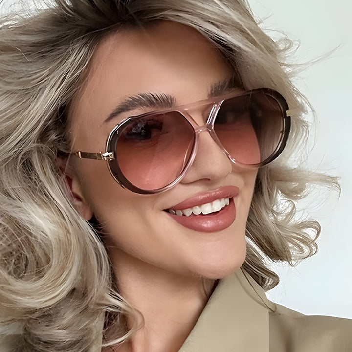 Women's fashionable sunglasses in elegant pilot style Bowlift