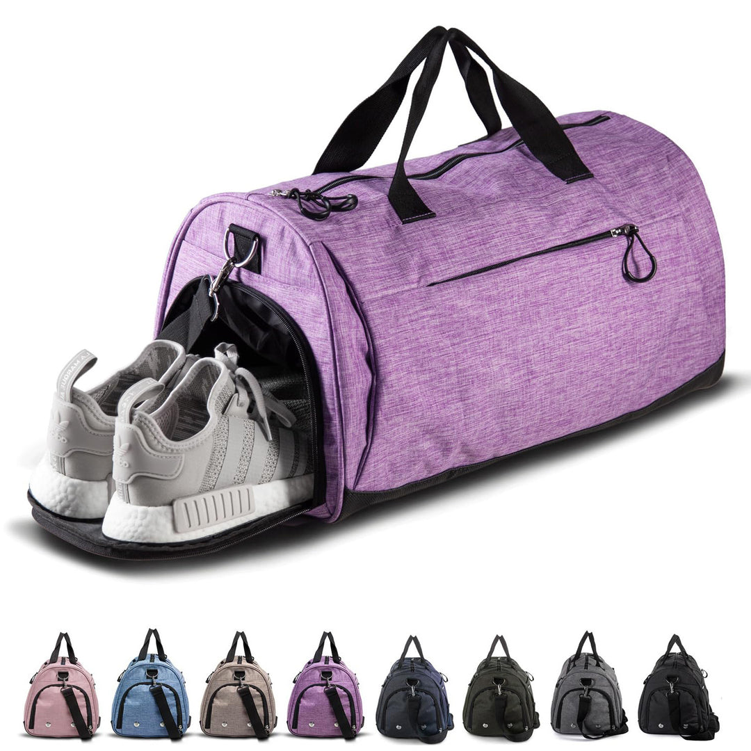 Women's sports bag with separate shoe compartment Bowlift