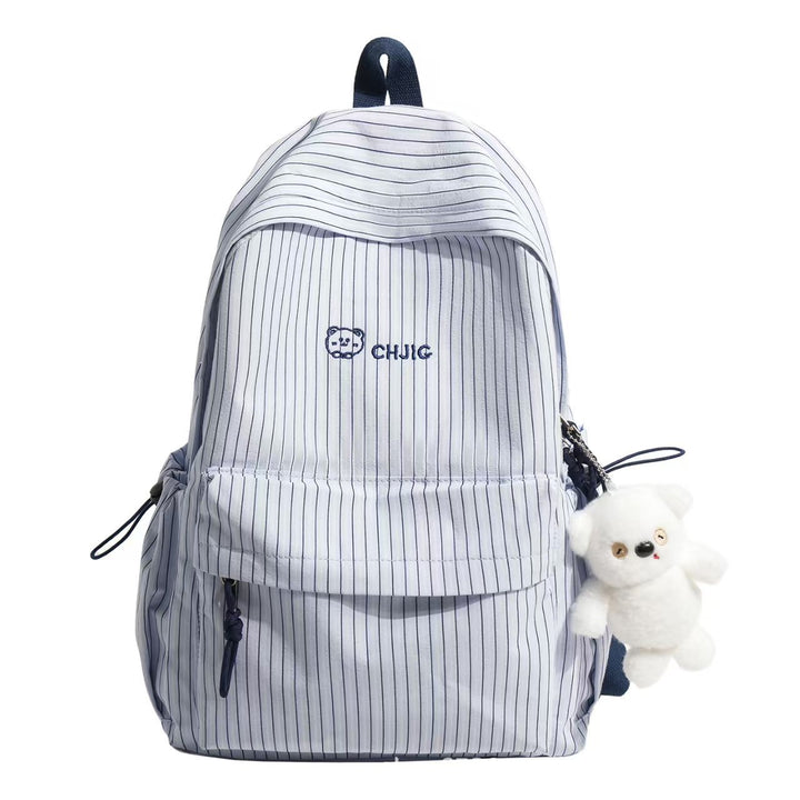 Playful Striped Backpack Bowlift