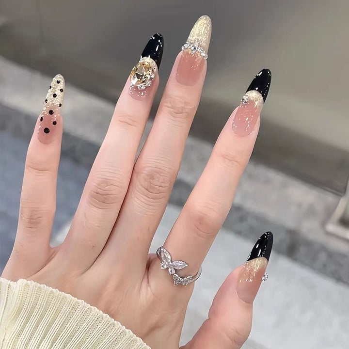 Artistic Nail Design with Decorative Elements Bowlift