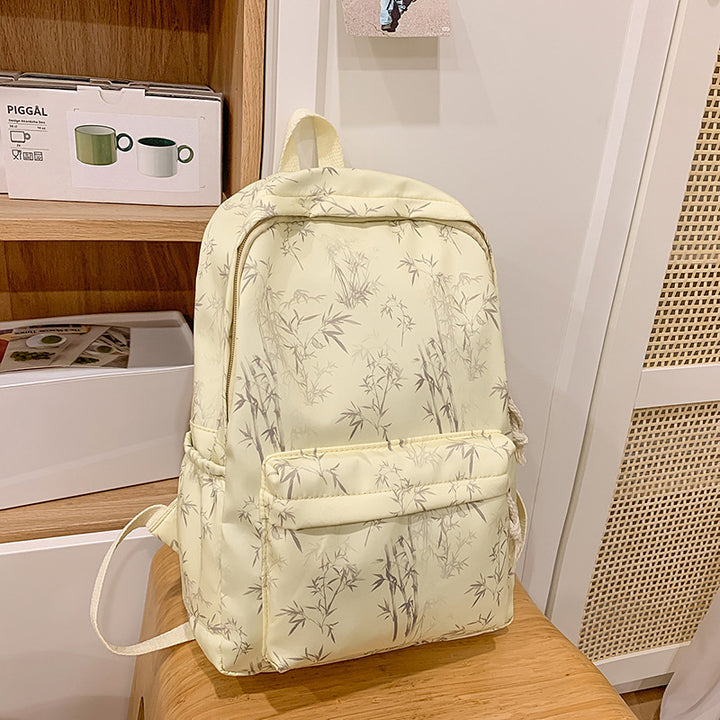 Minimalist Bamboo Print Backpack