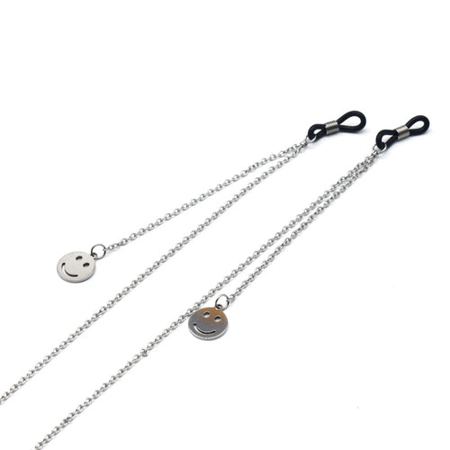 Chic Smiley Face Eyewear Chain Bowlift
