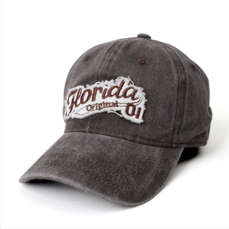 Women's Vintage-Inspired Cotton Baseball Cap Bowlift